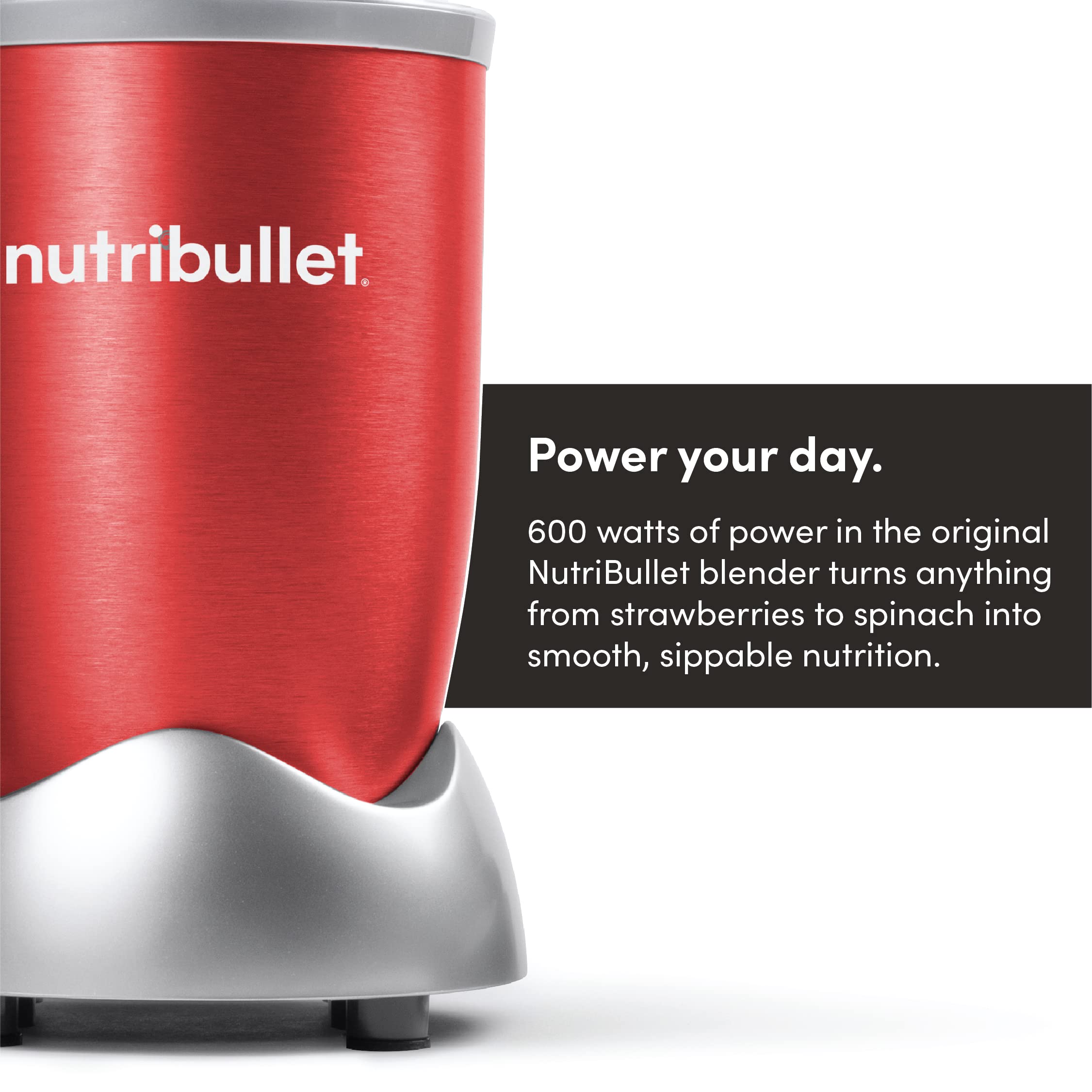 NutriBullet Food Blender, Multi-Function High-Speed Blender, Mixer System With Nutrient Extractor, Red, 9 piece, NBR-1212R DAMAGE BOX NutriBullet Food Blender, Multi-Function High-Speed Blender, Mixer System With Nutrient Extractor, Red, 9 piece, NBR-1212R DAMAGE BOX